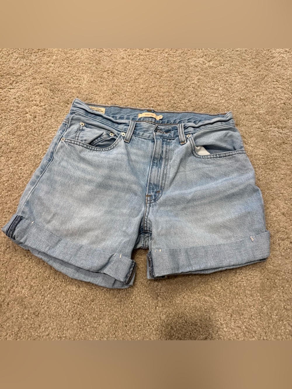 Levi's Baggy Dad Jorts Jean Shorts in Blue